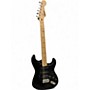 Used Squier Sonic Stratocaster HSS Black Solid Body Electric Guitar Black