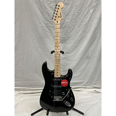 Squier Used Squier Sonic Stratocaster HSS Maple Fingerboard Black Solid Body Electric Guitar