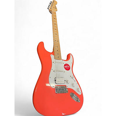 Used Squier Sonic Stratocaster HSS Tahitian Coral Solid Body Electric Guitar