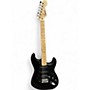 Used Squier Sonic Stratocaster HSS W/ BAG Black Solid Body Electric Guitar Black