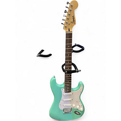 Used Squier Sonic Stratocaster HT Seafoam Green Solid Body Electric Guitar