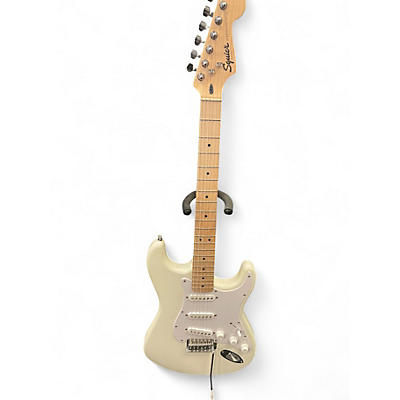 Used Squier Sonic Stratocaster Olympic White Solid Body Electric Guitar