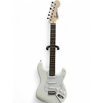 Used Squier Sonic Stratocaster Olympic White Solid Body Electric Guitar
