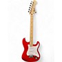 Used Squier  Sonic Stratocaster  Red Solid Body Electric Guitar Red