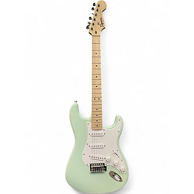 Used Squier Sonic Stratocaster Surf Green Solid Body Electric Guitar