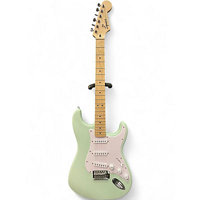 Used Squier Sonic Stratocaster Surf Green Solid Body Electric Guitar