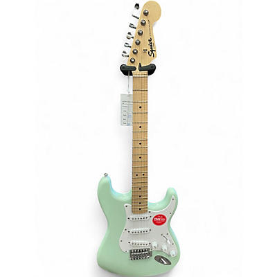 Used Squier Sonic Stratocaster Surf Green Solid Body Electric Guitar
