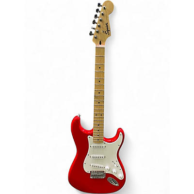 Used Squier Sonic Stratocaster Torino Red Solid Body Electric Guitar