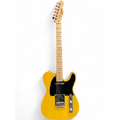 Used Squier Sonic Telecaster Butterscotch Blonde Solid Body Electric Guitar