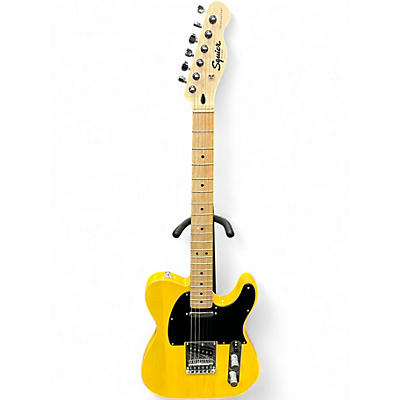Used Squier Sonic Telecaster Butterscotch Blonde Solid Body Electric Guitar