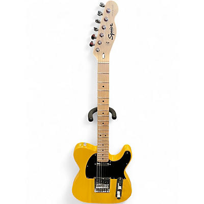 Used Squier Sonic Telecaster Butterscotch Blonde Solid Body Electric Guitar