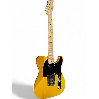Used Squier Sonic Telecaster Butterscotch Blonde Solid Body Electric Guitar