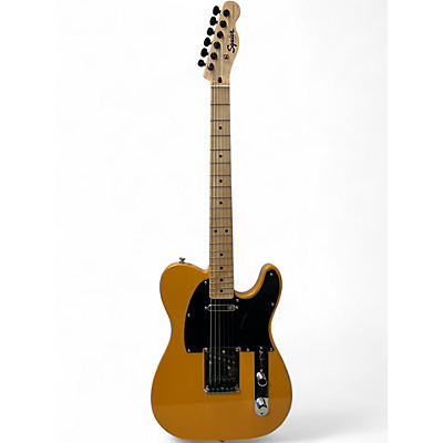 Used Squier Sonic Telecaster Butterscotch Blonde Solid Body Electric Guitar