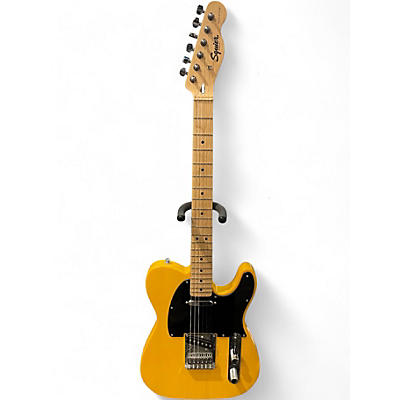 Used Squier Sonic Telecaster Butterscotch Solid Body Electric Guitar