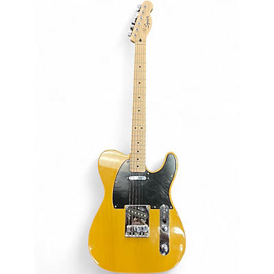 Used Squier Sonic Telecaster Maple Fingerboard Butterscotch Blonde Solid Body Electric Guitar