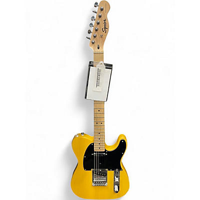 Used Squier Sonic Telecaster Maple Fingerboard Natural Solid Body Electric Guitar