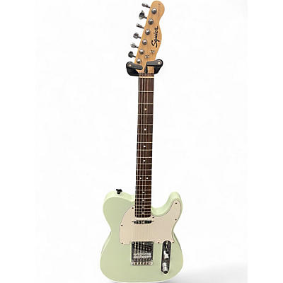 Used Squier Sonic Telecaster Surf Green Solid Body Electric Guitar