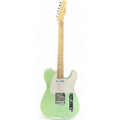 Used Squier Sonic Telecaster Surf Green Solid Body Electric Guitar