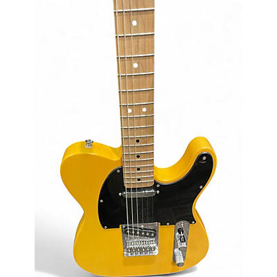 Used Squier Sonic Telecaster Yellow Solid Body Electric Guitar