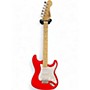 Used Squier Squier Classic Vibe '50s Stratocaster Maple Fingerboard Electric Guita Fiesta Red Solid Body Electric Guitar Fiesta Red