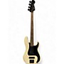 Used Squier Used Squier Squier Contemporay Active Precision Bass Antique Ivory Electric Bass Guitar Antique Ivory