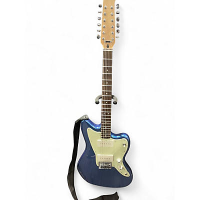 Used Squier Squier Paranormal Jazzmaster XII  Lake Placid Blue Solid Body Electric Guitar