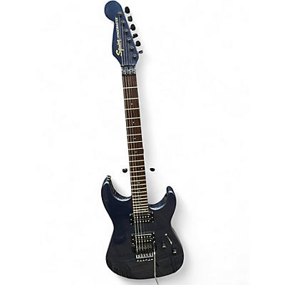 Used Squier Stagemaster Deluxe Metallic Blue Solid Body Electric Guitar
