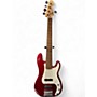 Used Squier Standard Jazz Bass Candy Apple Red Electric Bass Guitar Candy Apple Red