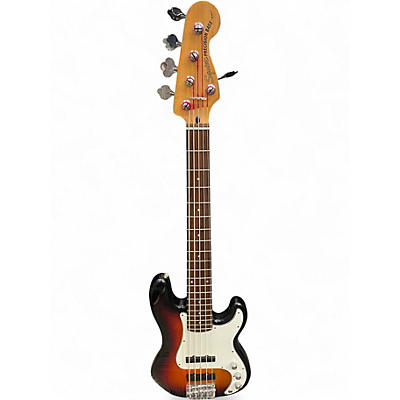 Used Squier Standard Precision Bass   2 Color Sunburst Electric Bass Guitar