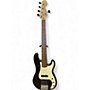 Used Squier Standard Precision Bass 5 string Black Electric Bass Guitar Black