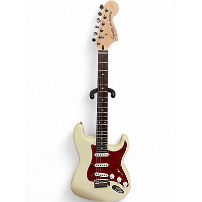 Used Squier Standard Strat Classic White Solid Body Electric Guitar