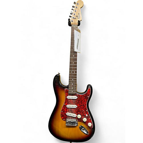 Squier Used Squier Standard Stratocaster 2 Color Sunburst Solid Body Electric Guitar 2 Color Sunburst