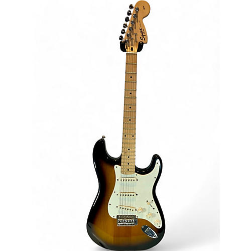 Squier Used Squier Standard Stratocaster 2 Color Sunburst Solid Body Electric Guitar 2 Color Sunburst