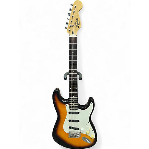 Used Squier Standard Stratocaster 2 Color Sunburst Solid Body Electric Guitar 2 Color Sunburst