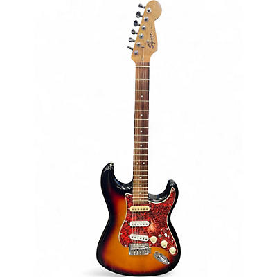 Used Squier Standard Stratocaster 2 Color Sunburst Solid Body Electric Guitar