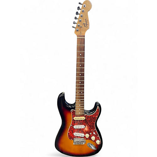 Used Squier Standard Stratocaster 2 Color Sunburst Solid Body Electric Guitar 2 Color Sunburst