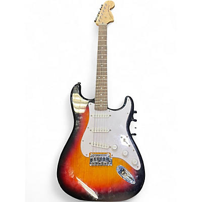 Used Squier Standard Stratocaster 2 Color Sunburst Solid Body Electric Guitar
