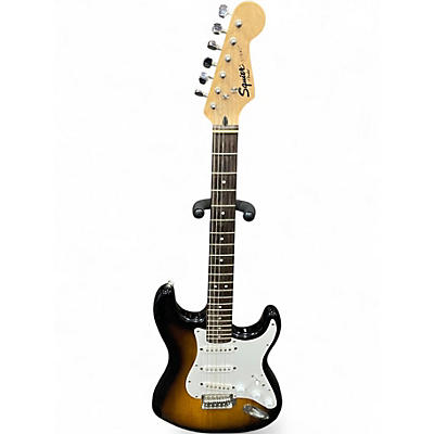Used Squier Standard Stratocaster 2 Color Sunburst Solid Body Electric Guitar