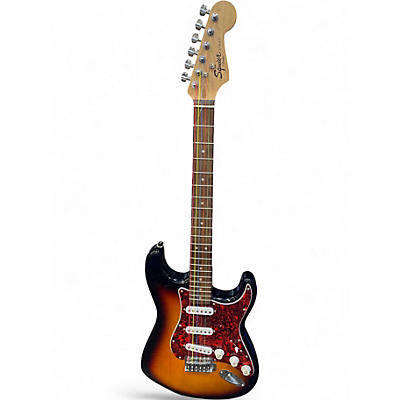 Used Squier Standard Stratocaster 2 Color Sunburst Solid Body Electric Guitar
