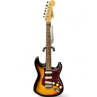 Used Squier Standard Stratocaster 2 Color Sunburst Solid Body Electric Guitar