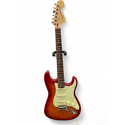 Used Squier Standard Stratocaster 2 Color Sunburst Solid Body Electric Guitar