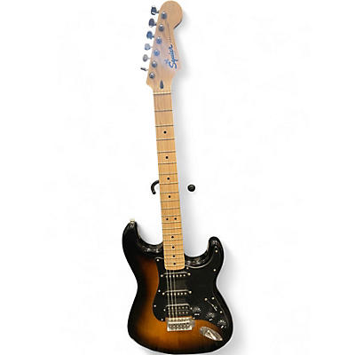 Used Squier Standard Stratocaster 2 Color Sunburst Solid Body Electric Guitar