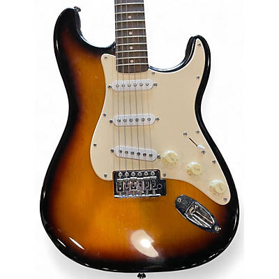 Used Squier Standard Stratocaster 2 Color Sunburst Solid Body Electric Guitar