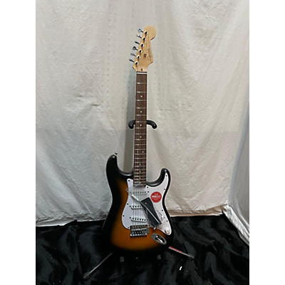 Squier Used Squier Standard Stratocaster 2 Tone Sunburst Solid Body Electric Guitar