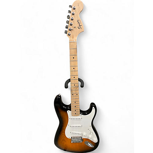 Squier Used Squier Standard Stratocaster 2 Tone Sunburst Solid Body Electric Guitar 2 Tone Sunburst