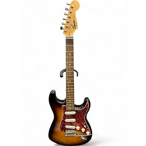 Squier Used Squier Standard Stratocaster 2 Tone Sunburst Solid Body Electric Guitar 2 Tone Sunburst