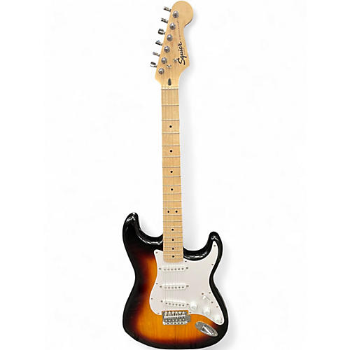 Used Squier Standard Stratocaster 2 Tone Sunburst Solid Body Electric Guitar 2 Tone Sunburst