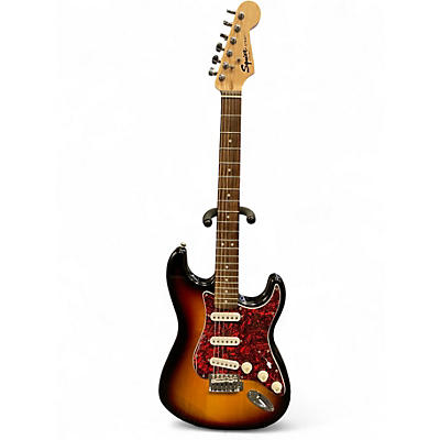 Used Squier Standard Stratocaster 2 Tone Sunburst Solid Body Electric Guitar