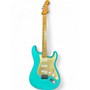Used Squier Standard Stratocaster 40TH ANNIVERSARY Metallic Aqua Marine Solid Body Electric Guitar Metallic Aqua Marine