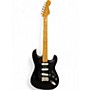 Used Squier Standard Stratocaster BLACK Solid Body Electric Guitar BLACK